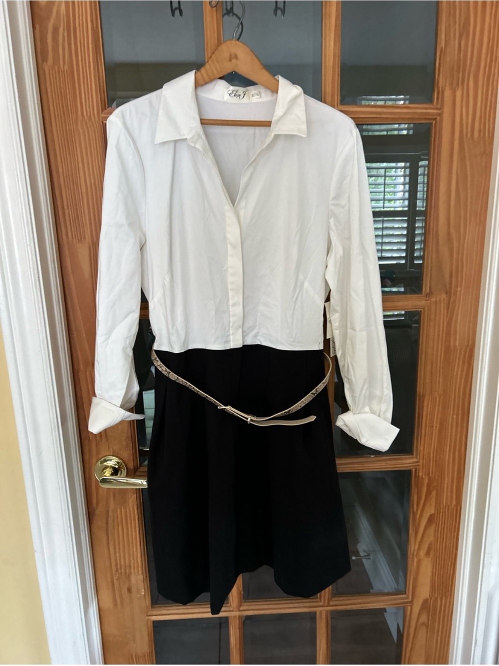 Eliza J Collared Shirt Dress